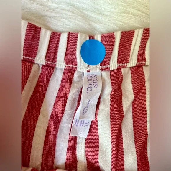 STARS ABOVE | Striped Leisure Lounge Pajama Shorts (XL) - Picture 3 of 5